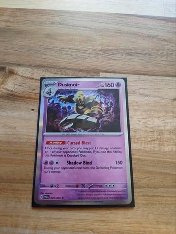 Dusknoir - Pokémonkaart beschikbaar voor biedingen