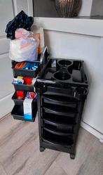 2 kappers trolleys waarvan 1 met Permanent spullen, Ophalen, Zo goed als nieuw