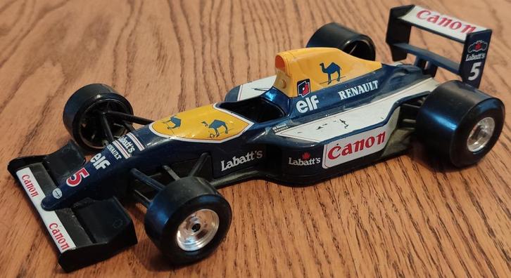 F1 Williams FW 14 Bburago, Hobby en Vrije tijd, Modelauto's | 1:24, Gebruikt, Auto, Bburago, Ophalen of Verzenden