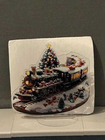Kersttrein Decoratie - Transparant - Nieuw beschikbaar voor biedingen