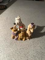 Schattig Hondenbeeldjes, Ophalen of Verzenden, Zo goed als nieuw, Kunststof, Dierenbeeld