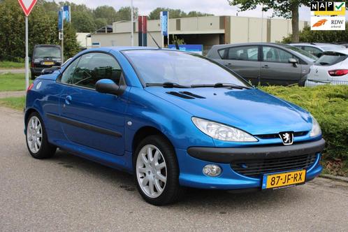 Peugeot 206 CC 2.0-16V QUICKSILVER/CLIMA AIRCO/LM-VELGEN/LED, Auto's, Peugeot, Bedrijf, Te koop, ABS, Airbags, Airconditioning