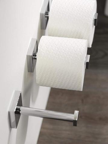 Reserverolhouder / Toiletrolhouder HACEKA Mezzo Chroom -40%! beschikbaar voor biedingen