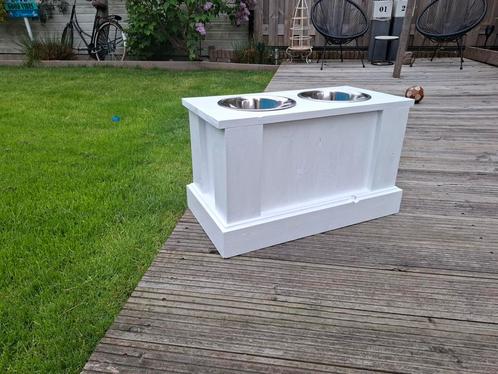 Houten trendy voer en drinkbakstandaard div maten leverbaar, Dieren en Toebehoren, Hondenvoerbakken en Drinkbakken, Nieuw, Ophalen of Verzenden