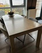 Massief Eiken Eettafel - Robuust & Stijlvol, Huis en Inrichting, Tafels | Eettafels, Ophalen, Eikenhout, 50 tot 100 cm, Zo goed als nieuw