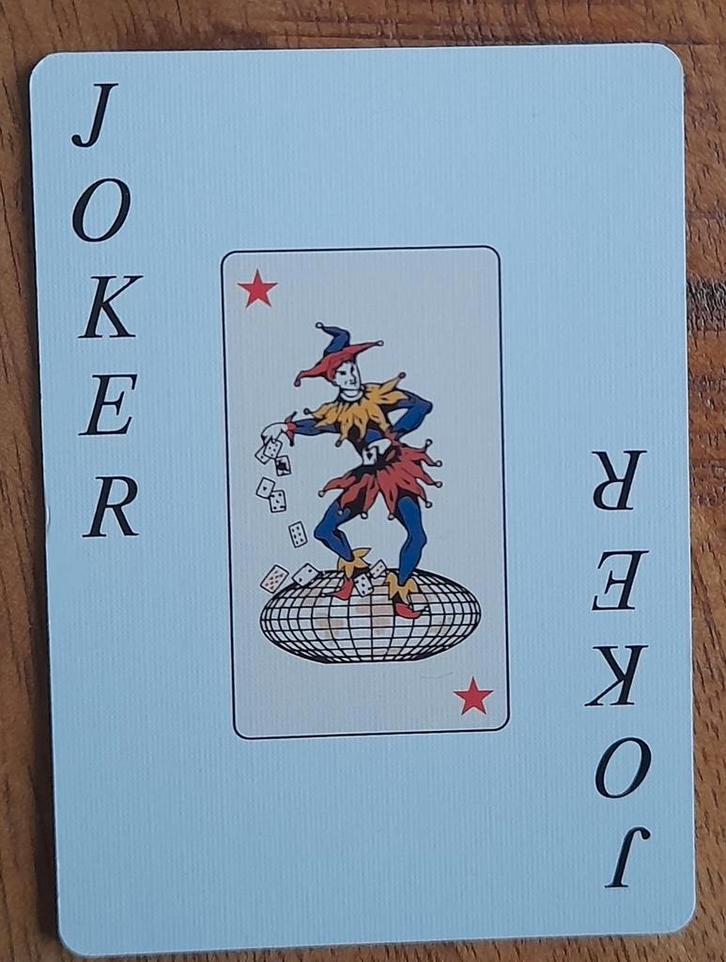 1 kaartenstrooier joker, Verzamelen, Speelkaarten, Jokers en Kwartetten, Gebruikt, Joker(s), Ophalen of Verzenden
