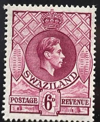 Swaziland - GVI - 6d p13,5x14, Postzegels en Munten, Postzegels | Afrika, Overige landen, Ophalen of Verzenden