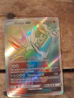 Pokémon Dialga GX 164/156 Rainbow Rare, Ophalen, Zo goed als nieuw, Losse kaart, Foil