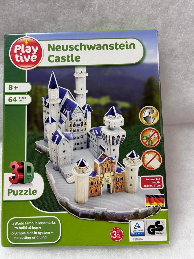 6x 3D PUZZELS (nieuw), Ophalen of Verzenden, Minder dan 500 stukjes, Zo goed als nieuw, Rubik's of 3D-puzzel