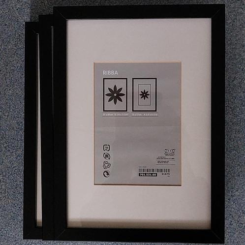 Fotolijstjes Ribba zwart Ikea, Audio, Tv en Foto, Fotografie | Fotolijsten, Gebruikt, Ophalen