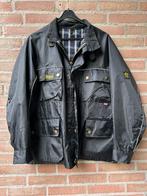 Vintage 80s Belstaff Jas Jack Motor Biker Nylon Barbour, Maat 46 (S) of kleiner, Belstaff, Ophalen of Verzenden, Zo goed als nieuw