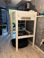 Hoogslaper, wit, Kinderen en Baby's, Kinderkamer | Stapelbedden en Hoogslapers, Ophalen, Gebruikt, Hoogslaper