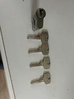 Cilinderslot, Ophalen of Verzenden, Zo goed als nieuw, Rvs, Slot