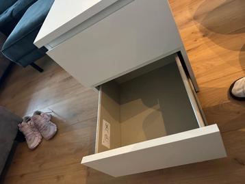Ikea MALM nachtkastje, Wit - afbeelding 6