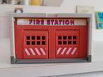 Oud vintage Matchbox brandweerstation - 1990, Ophalen of Verzenden, Gebruikt, Jongen of Meisje