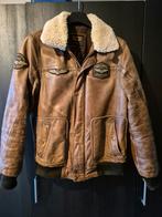 PME Legend Leren Jas - Stoere Pilotenstijl!, Maat 52/54 (L), Bruin, Ophalen of Verzenden, PME Legend
