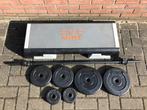 Reebok srep met les mills bodypump set stang met schijven, Sport en Fitness, Ophalen, Bodypump, Gebruikt, Reebok step
