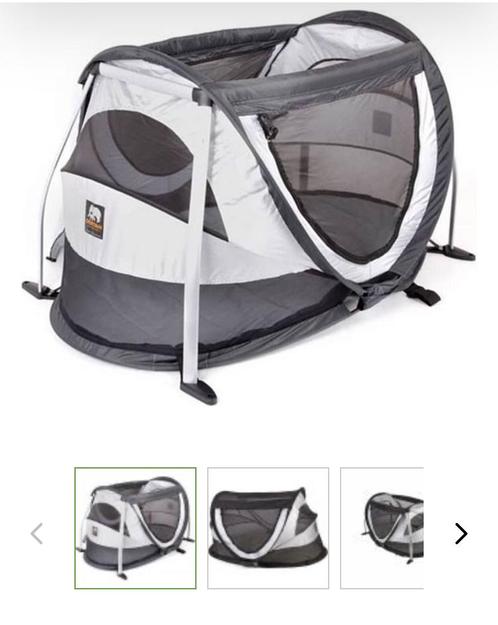 Deryan peuterbox/bed incl stokkenset, Kinderen en Baby's, Babywiegjes en Ledikanten, Zo goed als nieuw, Reisbedje, Verzenden