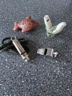 Vier verschillende fluitjes, Antiek en Kunst, Ophalen of Verzenden