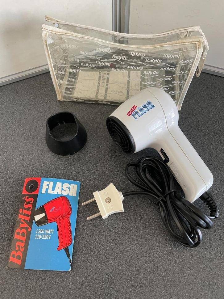 BaByliss Flash reisföhn, Sieraden, Tassen en Uiterlijk, Uiterlijk | Haarverzorging, Gebruikt, Föhn of Haardroger, Ophalen of Verzenden