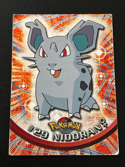 Nidoran. #029 topps pokemon 1999, Hobby en Vrije tijd, Verzamelkaartspellen | Pokémon, Gebruikt, Ophalen of Verzenden