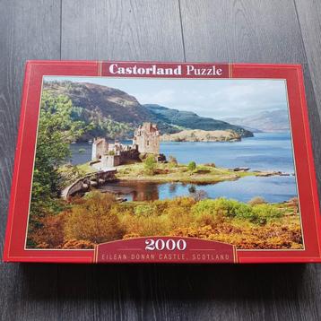 Castorland puzzle 2000 stukjes Eilean Donan Castle, Scotland beschikbaar voor biedingen