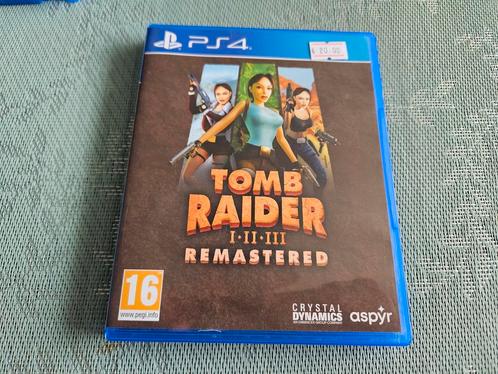 Tomb Raider I-III Remastered PS4, Spelcomputers en Games, Games | Sony PlayStation 4, Zo goed als nieuw, Avontuur en Actie, 1 speler