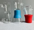 Nespresso Bormioli vintage espressokopjes gehard glas, Ophalen of Verzenden