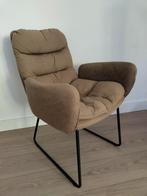 Licht bruine (taupe) fauteuil van Loods5, Huis en Inrichting, Stoelen, Ophalen, Zo goed als nieuw, Eén