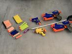 Nerf pistool 4x met diverse pijlen, Ophalen of Verzenden, Zo goed als nieuw