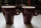 Twee mokkabruine bekers met oor, Oosterveldweg 15, 7274 DZ, Ophalen of Verzenden, Zo goed als nieuw, Stichting Angel's Choice