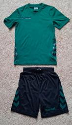 Sport shirt + broek van Hummel, mt 164 ZGAN, Verzenden, Sport- of Zwemkleding, Zo goed als nieuw, Hummel