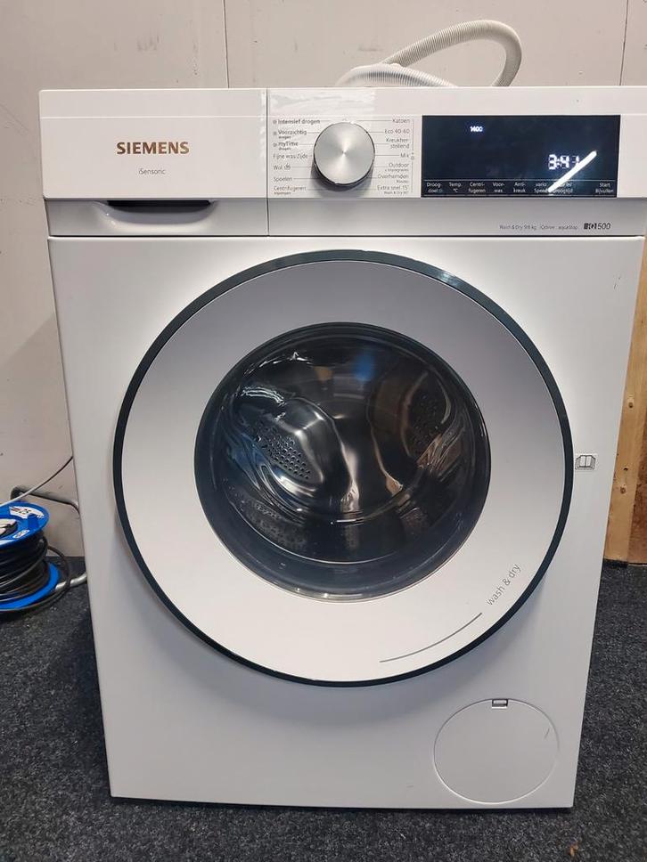 Siemens wasdroogcombinatie 9kg wassen en 6 kg drogen in 1, Witgoed en Apparatuur, Was-droogcombinaties, Zo goed als nieuw, 8 tot 10 kg