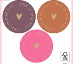 Sluitstickers Just For You - 3 Stuks, Verzenden, Nieuw, Sticker