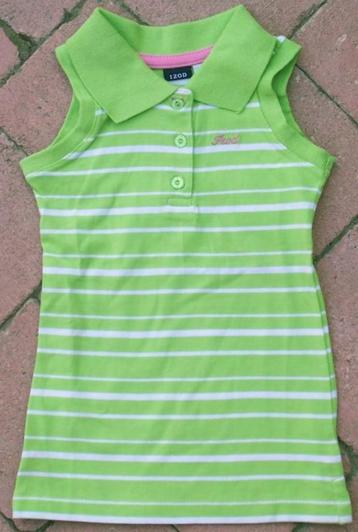 SALE* Groen/wit polo jurkje maat 80 *NieuW* a beschikbaar voor biedingen