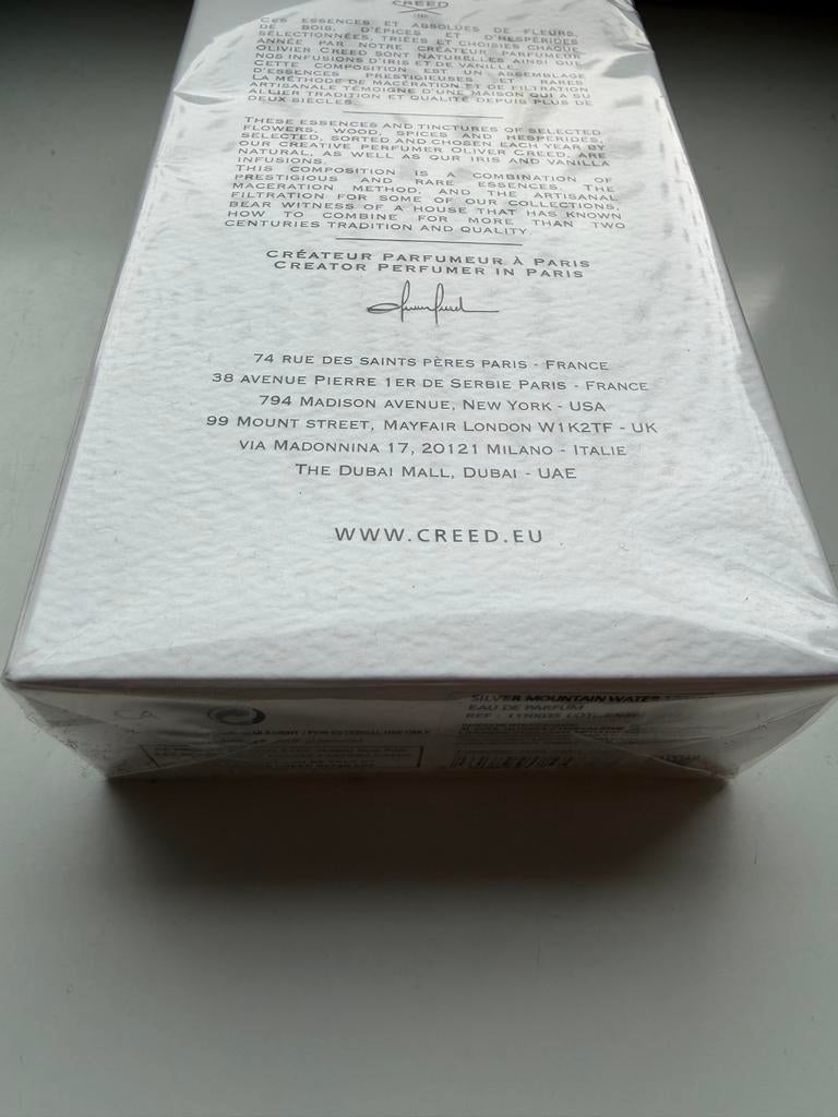 Creed Silver Mountain Water Parfum - Nieuw, Ophalen of Verzenden, Nieuw
