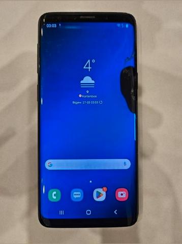 Samsung Galaxy S9 SM-G960F Zwart 64GB met gebroken scherm beschikbaar voor biedingen
