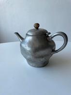 Antieke Tinnen Theepot met Gedeukt Design, Antiek en Kunst, Antiek | Tin, Ophalen