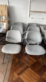 6 x stoel Lynn grijs met of zonder armleuning bkeus, Nieuw, Vijf, Zes of meer stoelen, Grijs, Ophalen