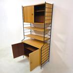 Vintage WHB string kast jaren 70 eiken, Huis en Inrichting, Kasten | Wandmeubels, Ophalen, Eikenhout, Minder dan 150 cm, 150 tot 200 cm