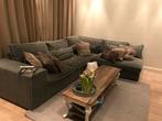 Katoenen hoekbank, Huis en Inrichting, Stoffering | Vloerbedekking, Verzenden, Gebruikt, Grijs, Tapijt
