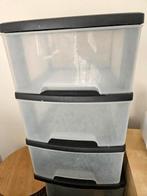 Plastic ladekastje, Huis en Inrichting, Kasten | Ladekasten, Ophalen, Minder dan 50 cm, 3 of 4 laden, Minder dan 100 cm