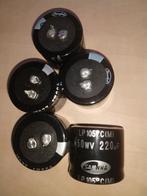 5x elco 450 V, 220 uF, Ophalen of Verzenden, Nieuw