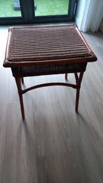 Rieten tafeltje, 45 tot 60 cm, Minder dan 55 cm, Rond, Ophalen of Verzenden