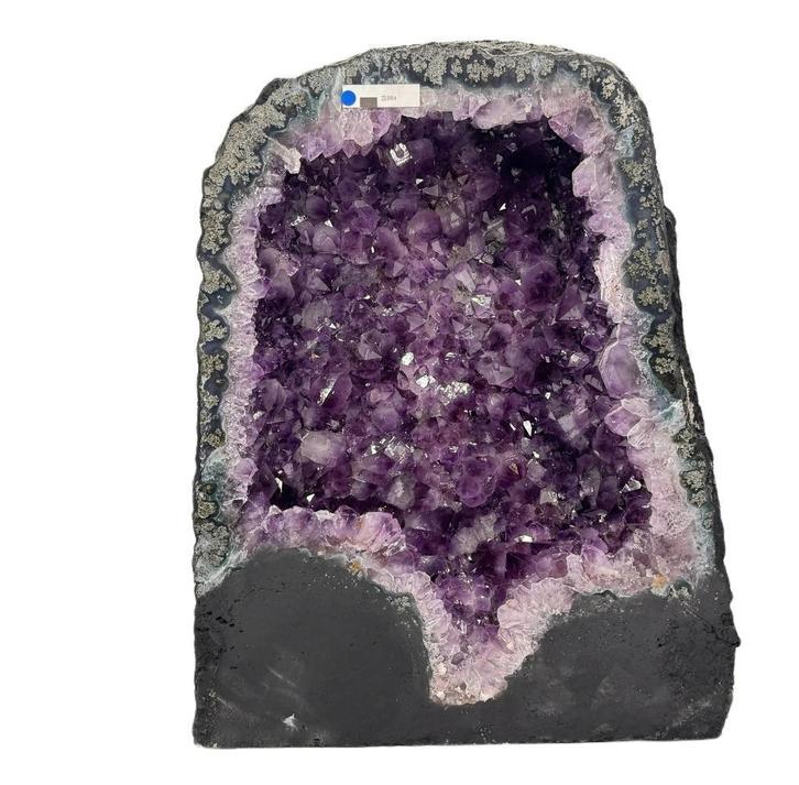 Amethist Geode Kathedraal 37 cm #42, Verzamelen, Mineralen en Fossielen, Mineraal, Ophalen of Verzenden
