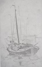 Prent 20e eeuw Zeilboot, Ophalen of Verzenden, Voor 1940