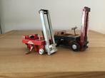 2 x Linde heftruck van Gama nr. 9025 1:30, Hobby en Vrije tijd, Ophalen of Verzenden, Gebruikt, Bus of Vrachtwagen