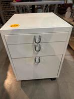Witte ladekast met 3 lades, Ophalen, Overige materialen, Minder dan 50 cm, Gebruikt