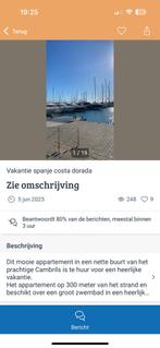 Costa Dorada OPLICHTING DUS KIJK UIT !!! ROBERT BAKKUM, Ophalen of Verzenden, Spanje