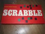 Scrabble rode doos met houten letters, Ophalen of Verzenden, Gebruikt
